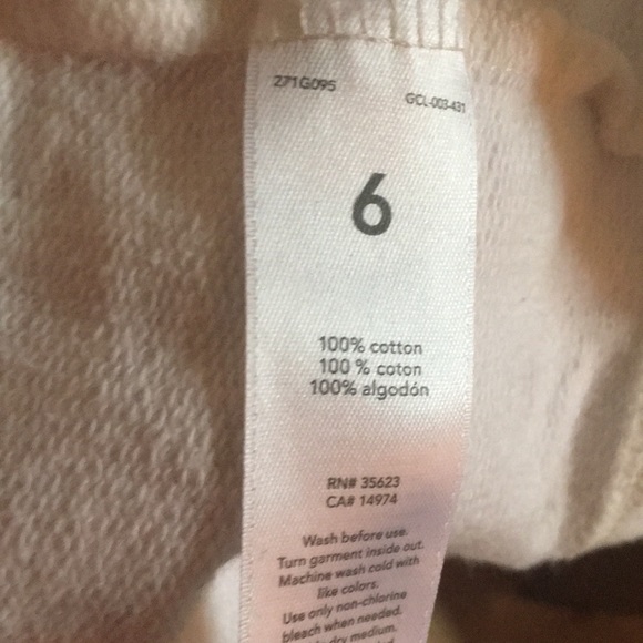 Carter’s White w/gold Polka Dots: Size 6 - Picture 5 of 7